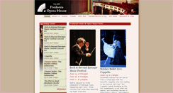Desktop Screenshot of fredopera.org